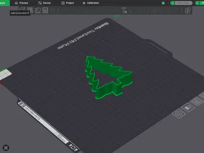 Christmas tree cookie cutter