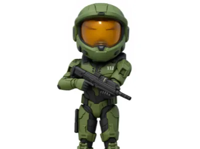 Master Cheif From Halo 3mf