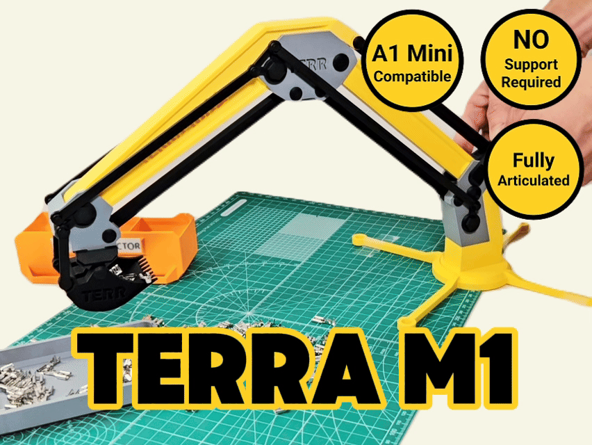 TERRA M1: Mini Articulated Excavator