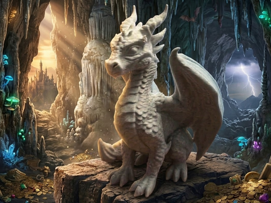 Mystic Dragon | The Ultimate Majestic Desk Pet!