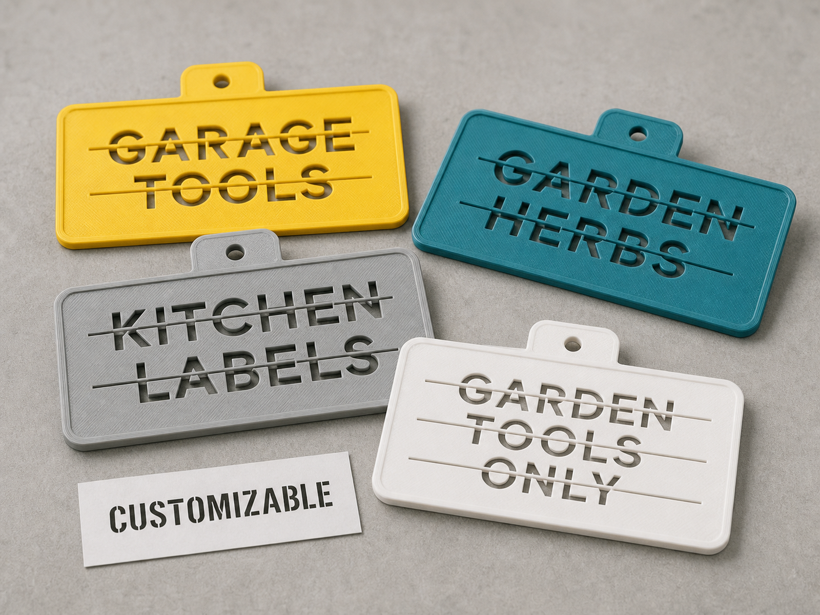 Multi-Line Customizable Stencil Plate