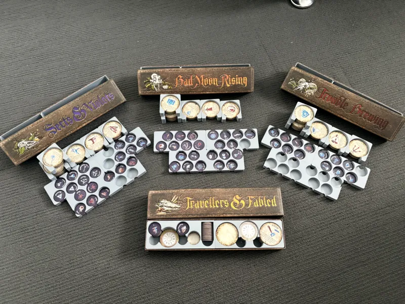 Blood On The Clocktower (BOTC) Token box inlays