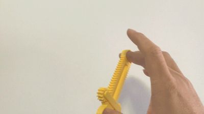 Gear and Rack Stress Relief Toy, Print-in-Place, Free Movement