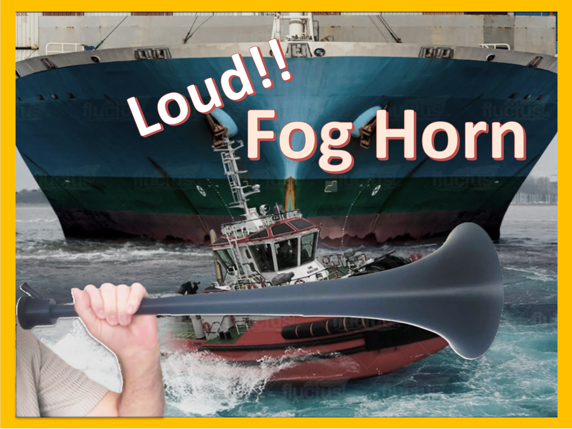 Fog Horn / Stadium Diaphone SUPER LOUD!!!