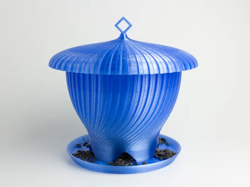 Modern Hanging Bird Feeder