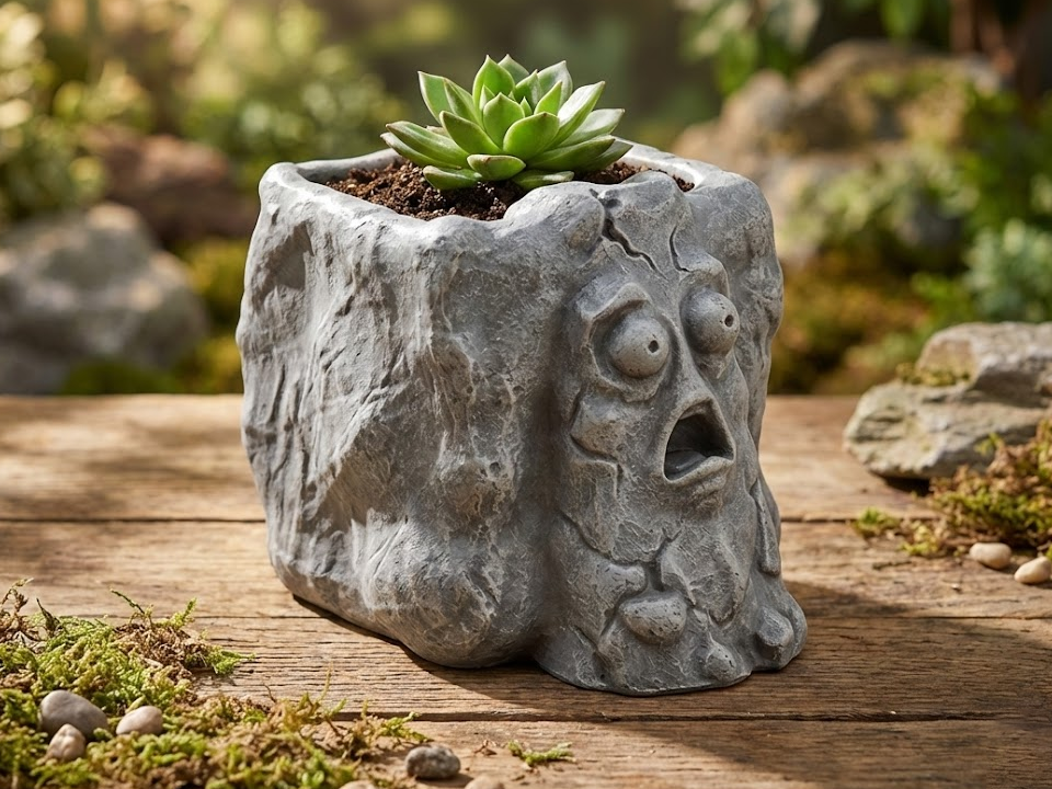 Silly_Stones_004_Self_Watering_Plant_Pot