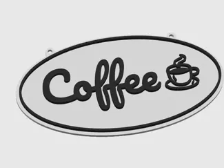 Coffee kitchen sign