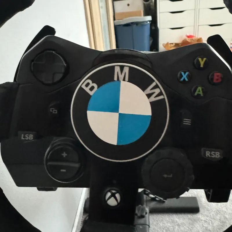 BMW logo w/ hidden screws - Logitech G923/G29/G920