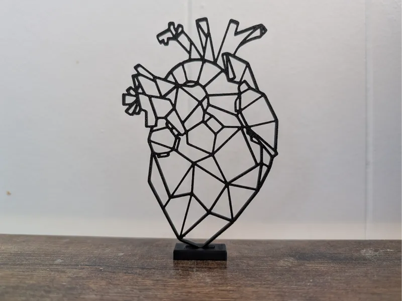 Geometric Heart - Give Your True Heart