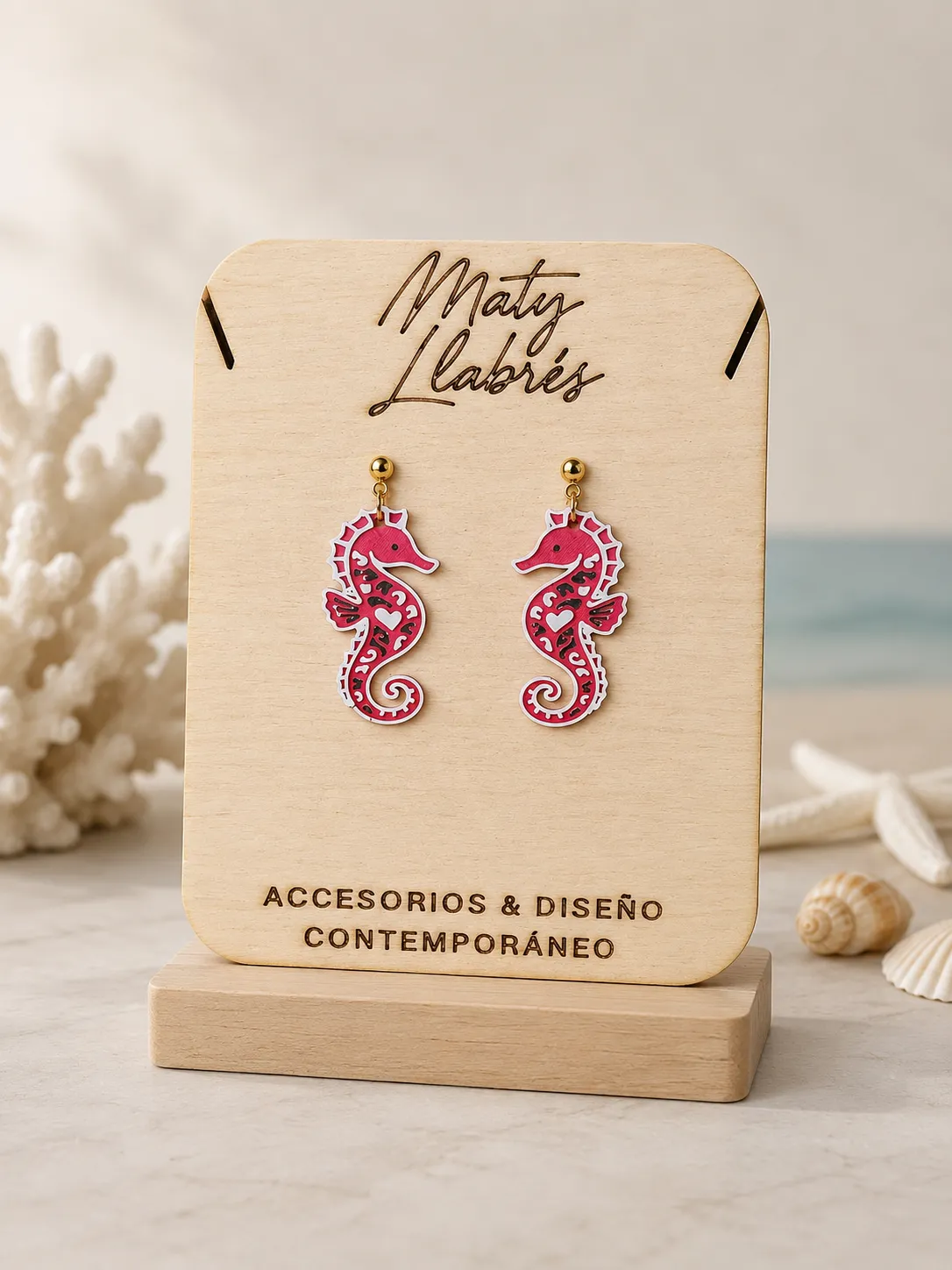 Pendientes caballito de mar view 2