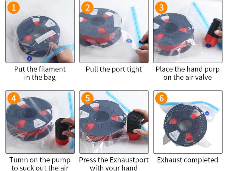 Filament Storage Vacuum USB Pump
