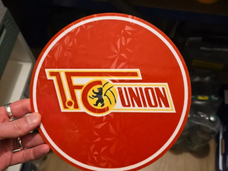 1. FC Union Berlin Lichtbox Rund Perfekt by Rene3d