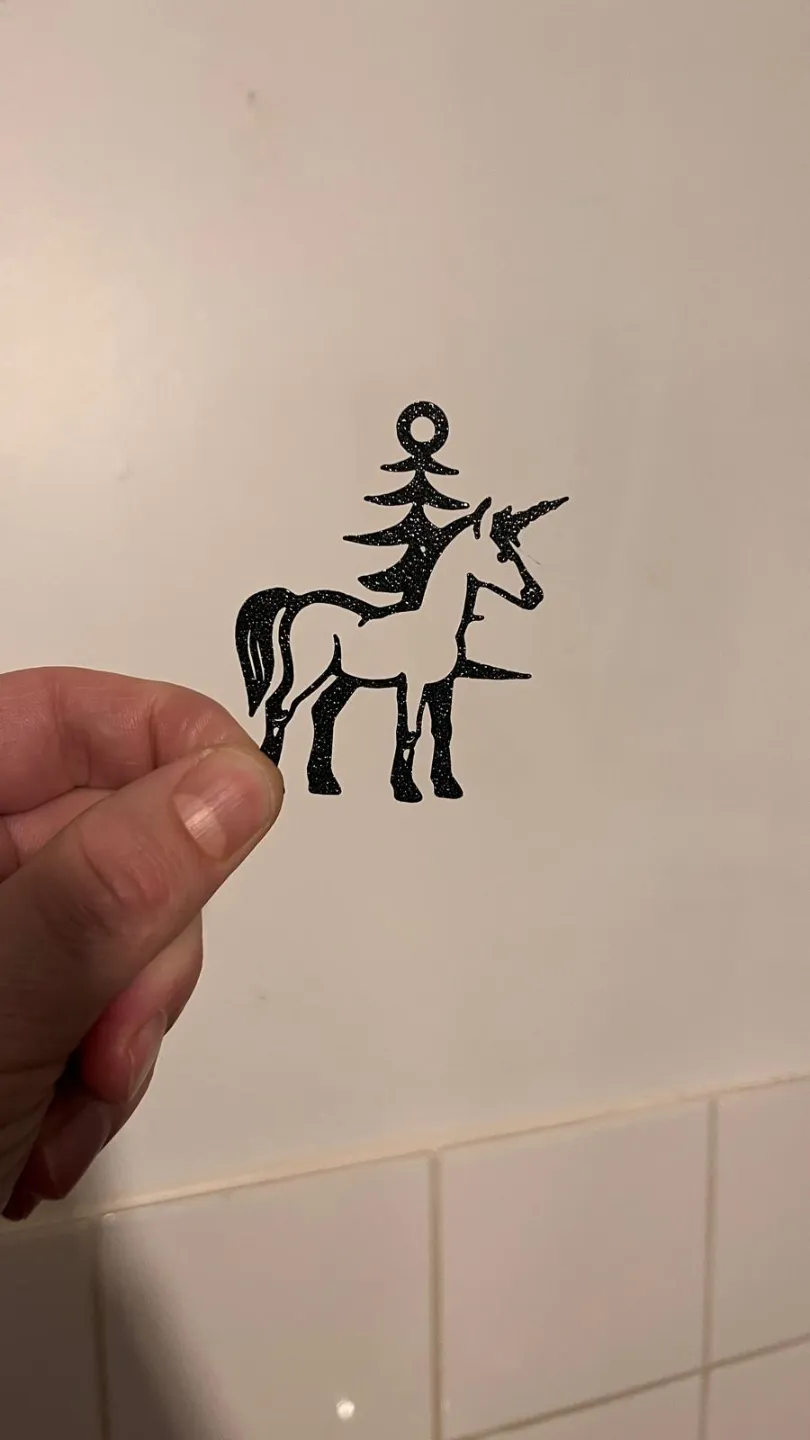 Earrings - Unicorn Christmas Tree Decor view 2