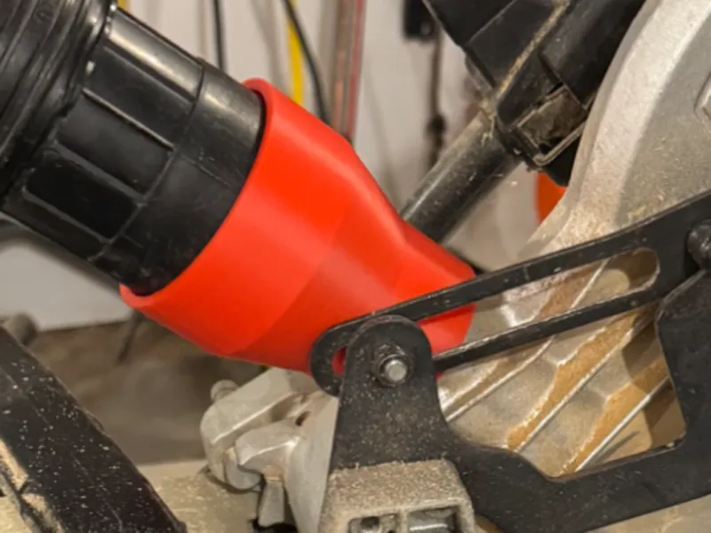 Rigid Vacuum to Craftsman Mitre Saw Adapter