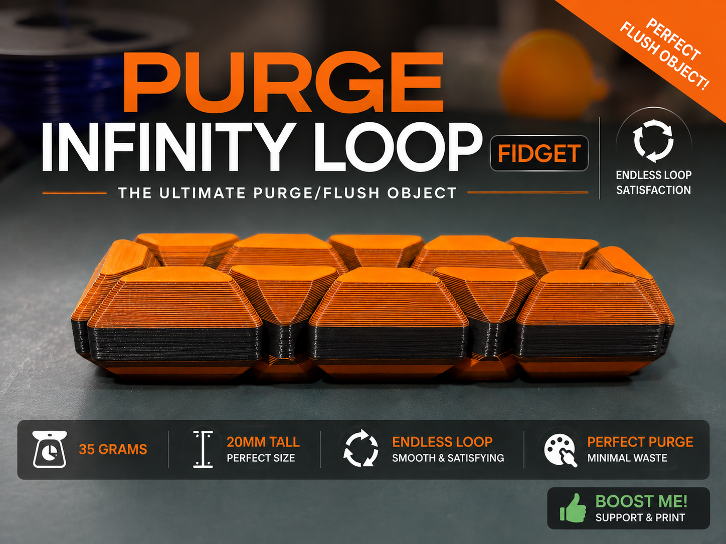 Purge/Flush Infinity Loop Fidget - 1