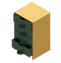 Petit meuble de rangement allégé — photo 1