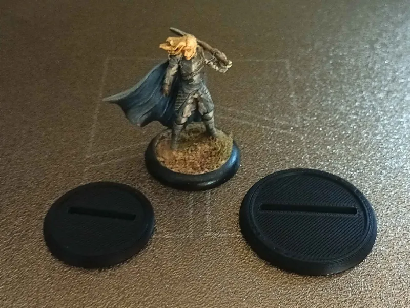 Round Slotted Miniature Bases (30mm and 40mm)
