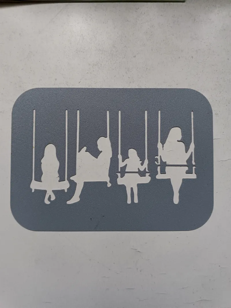 4x Swing girls - Stencil