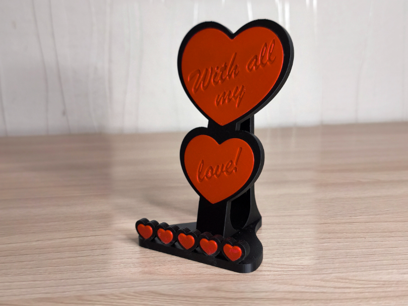 Valentine Phone Stand | Photo Holder | No AMS