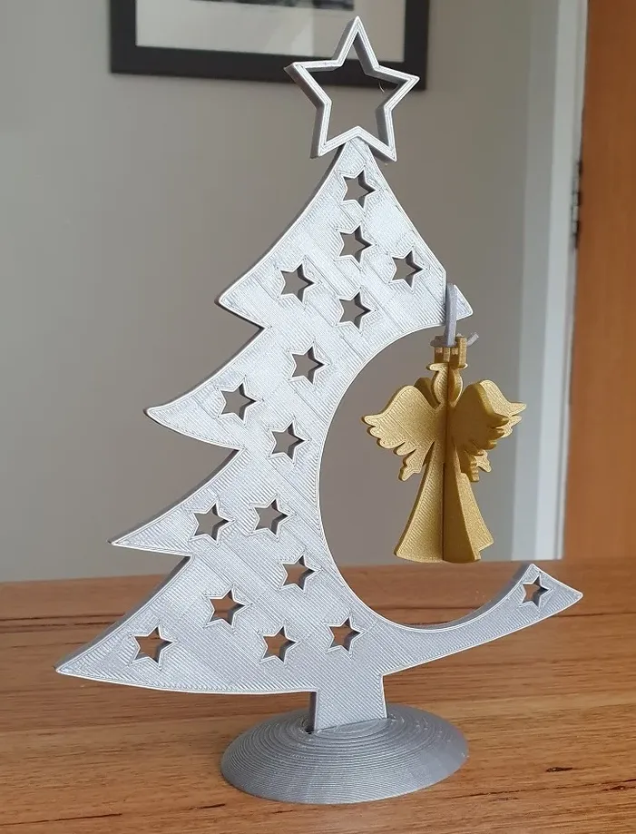 Sapin de noël avec flocon interchangeable