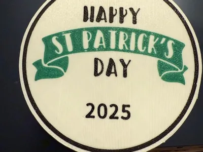 St. Patrick day coaster