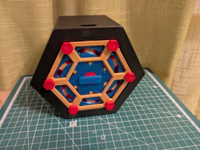 Spiral Cam Lock Vault Dice Box
