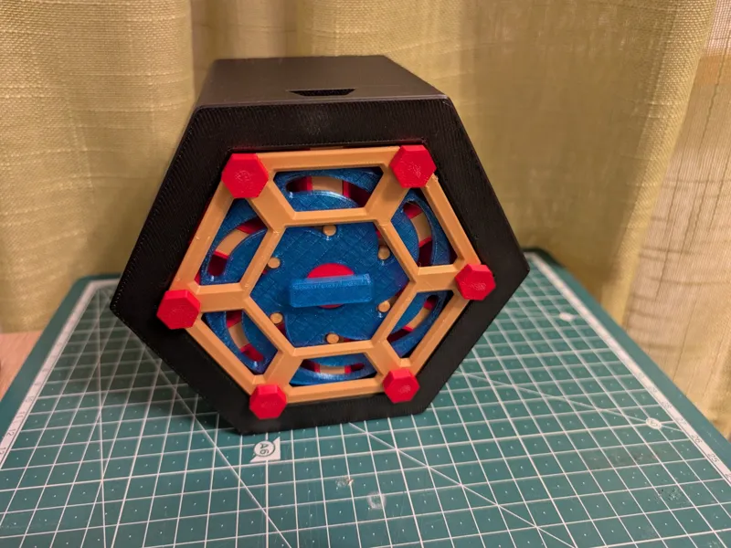 Spiral Cam Lock Vault Dice Box