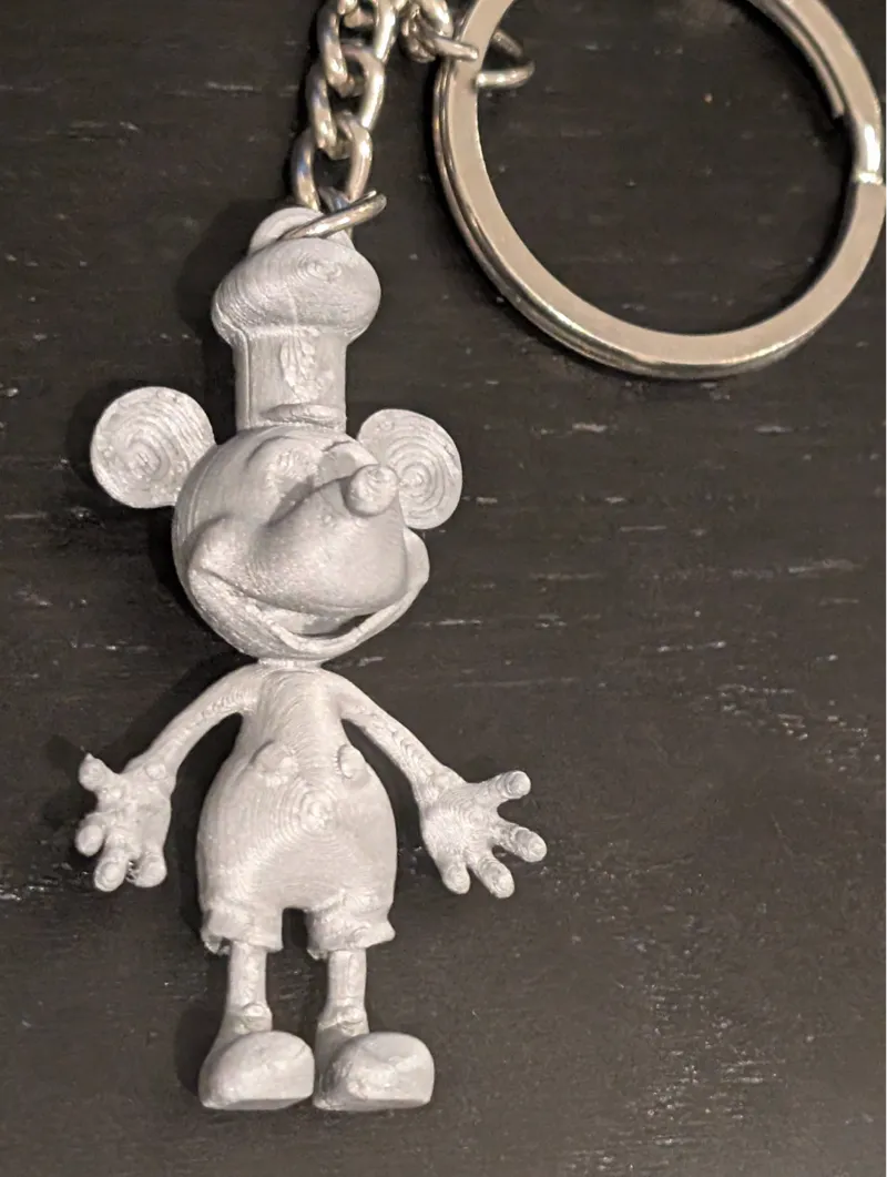 Classic Steamboat Willie Mouse Figure