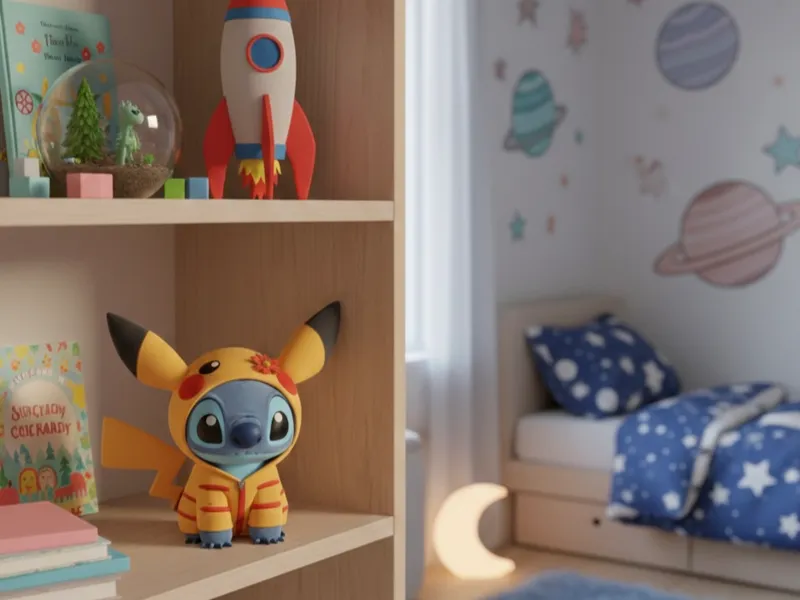 Stitch im Pikatchu Kostüm