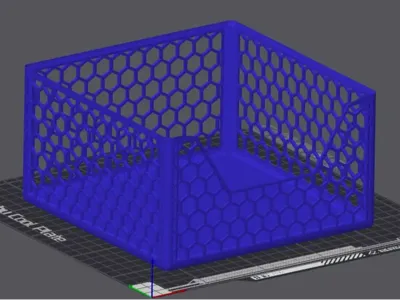 Stackable Organizer Bin Hex