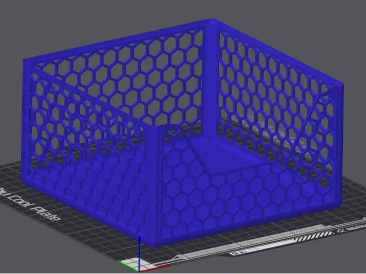 Stackable Organizer Bin Hex