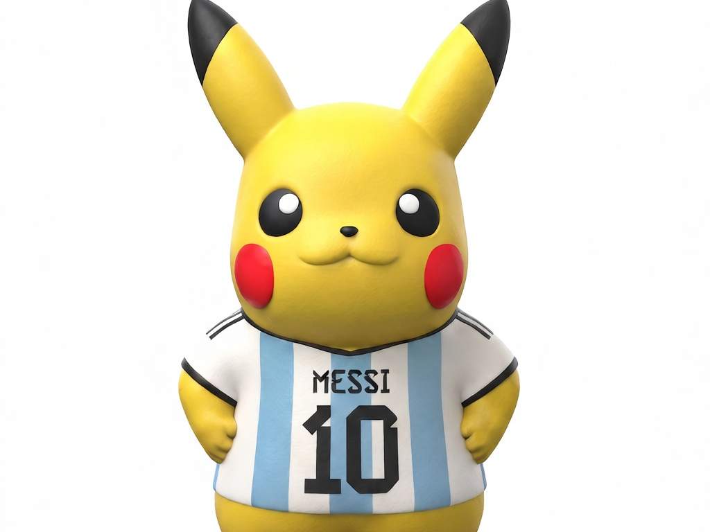 Pokemon Pikachu Messi (NO SUPPORT)
