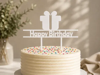 Fully Customizable Cake Topper