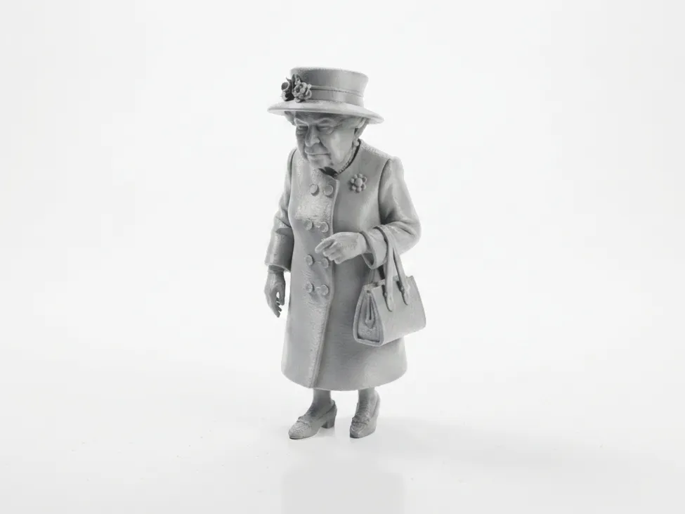 Queen Elizabeth Figurine Historical 3D Printable view 2