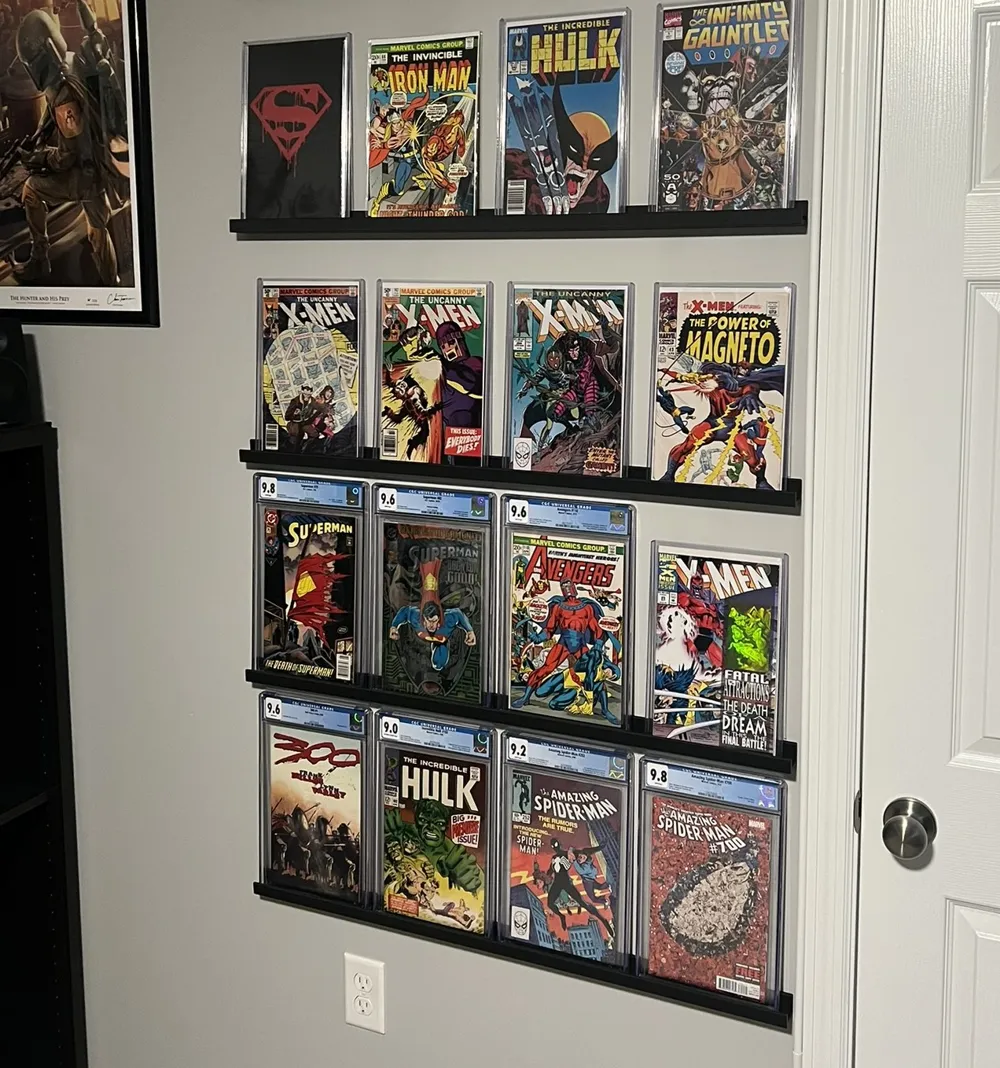 Comic Book Rails / Shelf / J-Channel by Ejc116 MakerWorld: Download ...