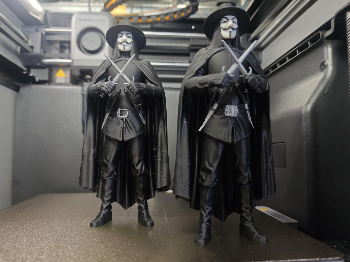 V for VENDETTA Guy Fawkes MULTICOLOR