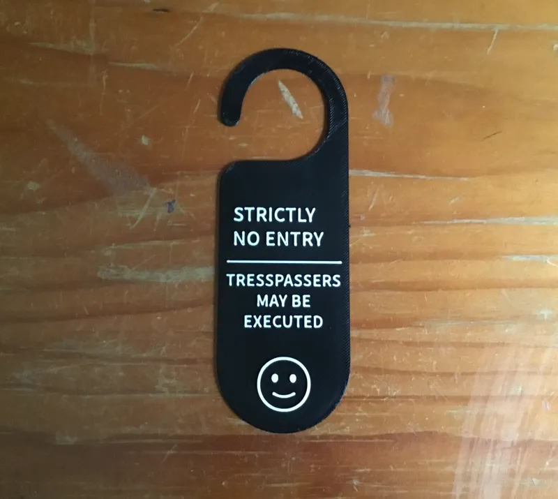 funny door sign #2