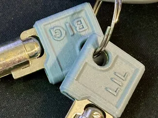 Tubular Key Cover Label