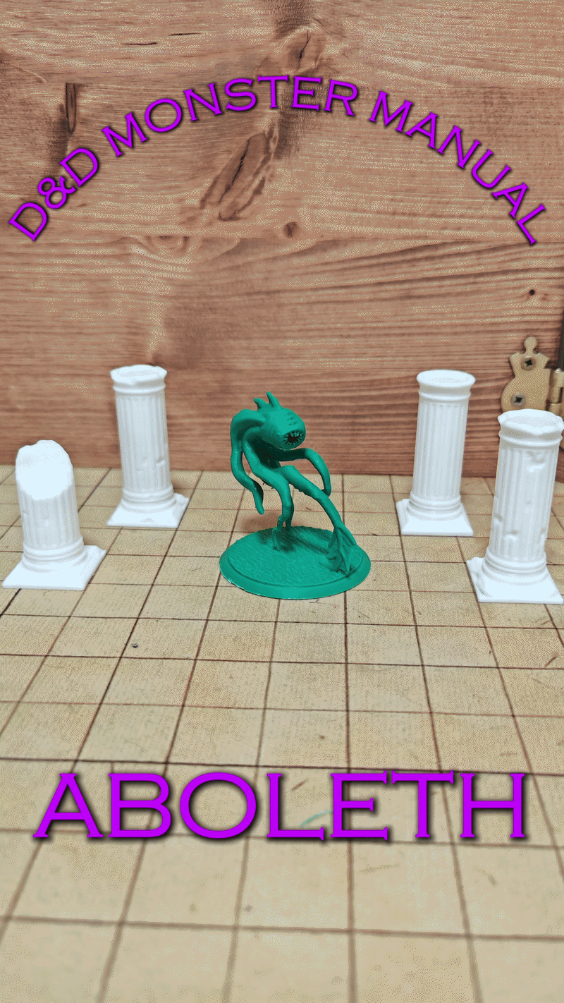 DnD Aboleth - D&D Monster Manual Project
