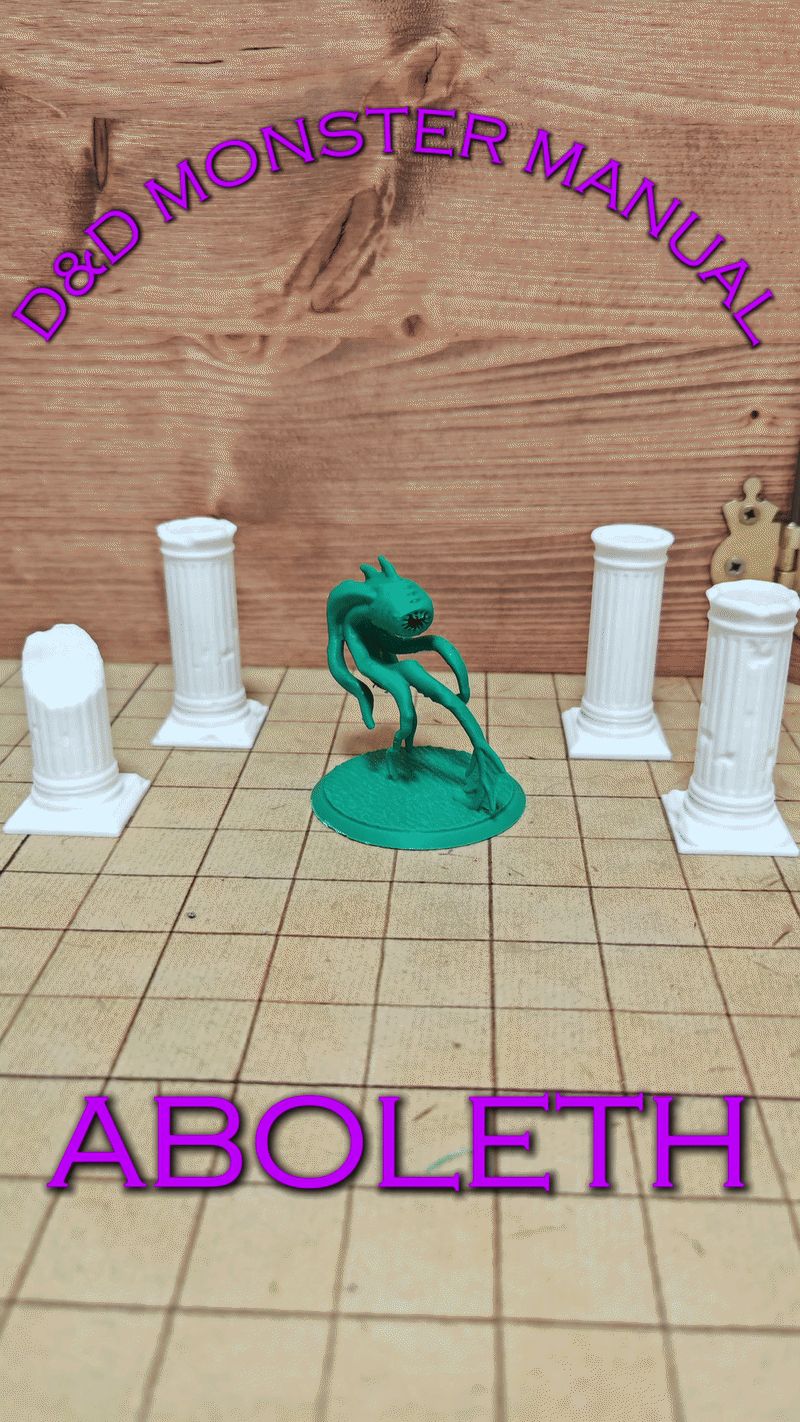 DnD Aboleth - D&D Monster Manual Project