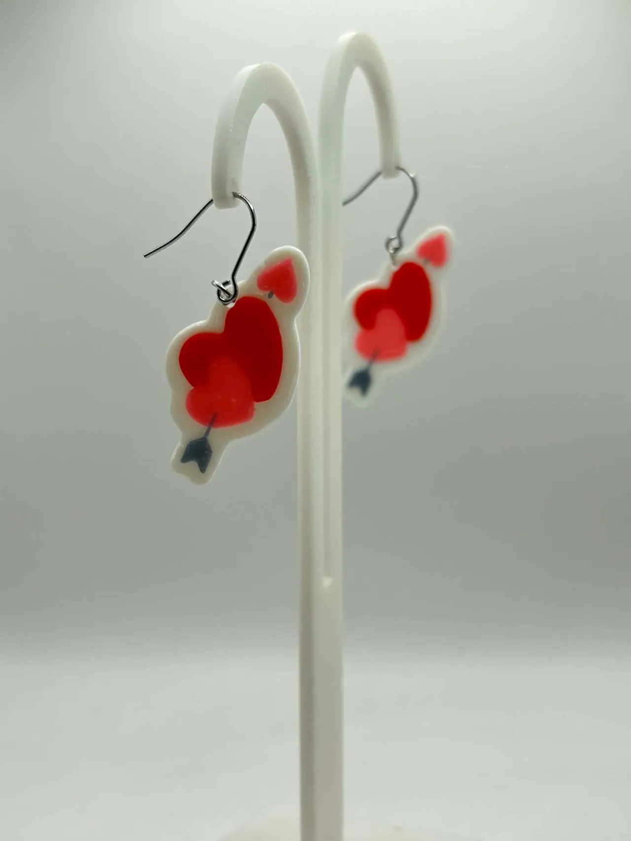 Valentines Hearts Earrings view 2