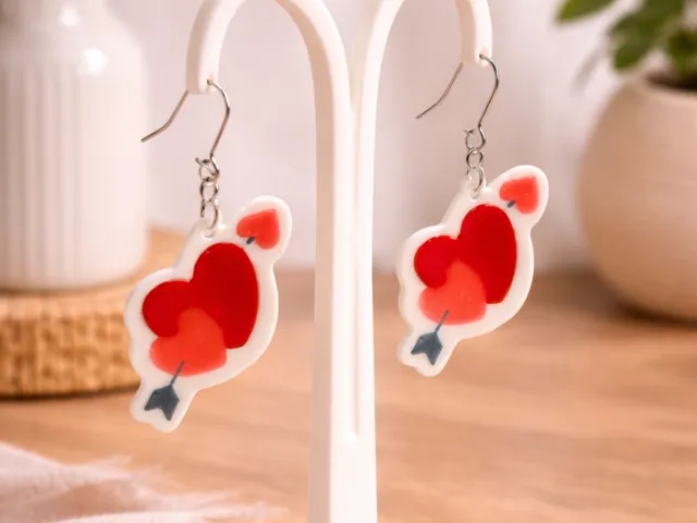 Valentines Hearts Earrings
