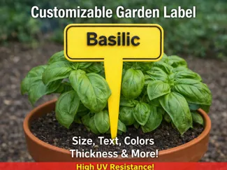 Customizable plant label V1