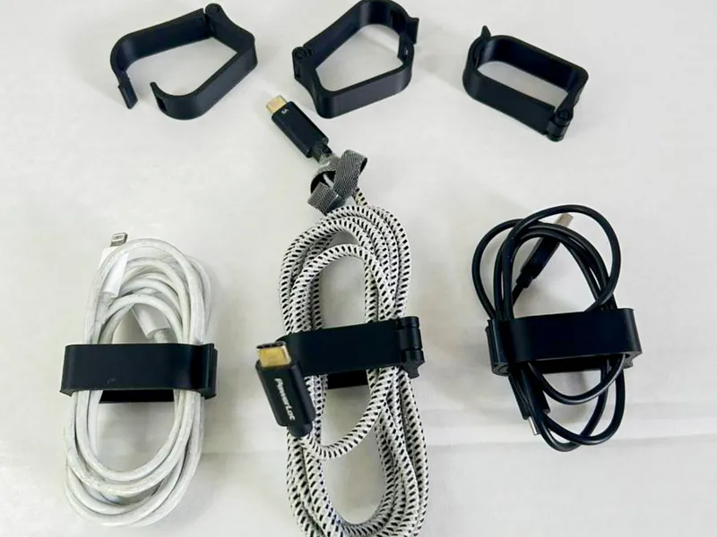 Print-in-Place Hinged Cable Organizer Clips (7g)