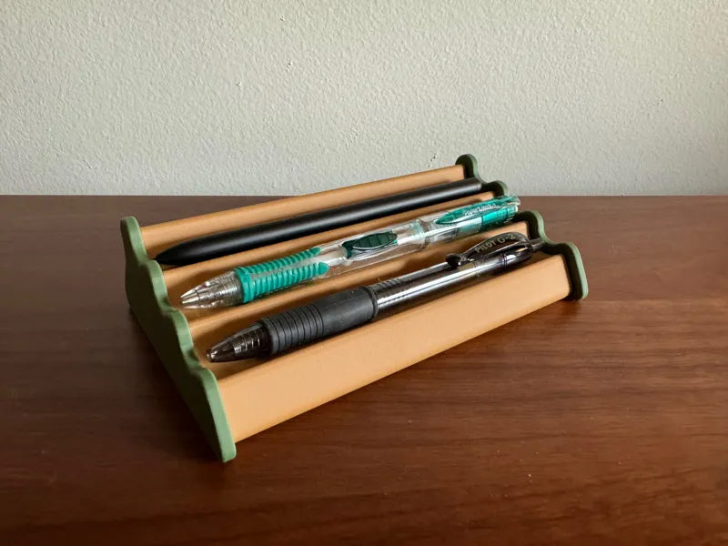 Mid-Century Modern Pen Pencil Tray