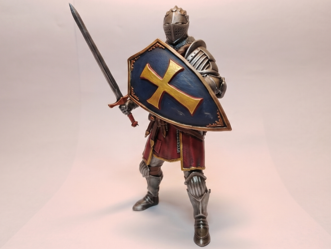The Elite Crusader Knight - Dark Fantasy Statue