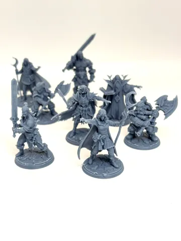Figura decorativa: HeroQuest Heroes 2021 Set D&D 25mm Base — vista de referencia 2