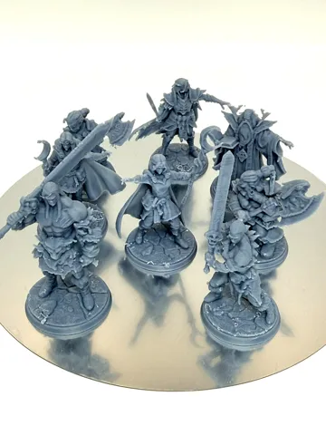 Figura decorativa: HeroQuest Heroes 2021 Set D&D 25mm Base — vista de referencia 3