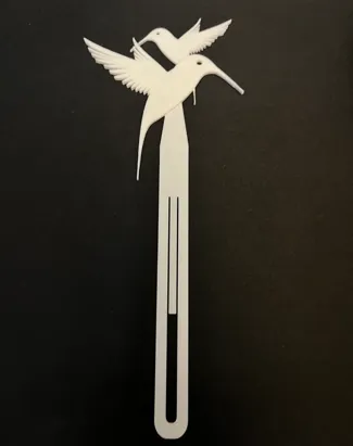 Hummingbird bookmark