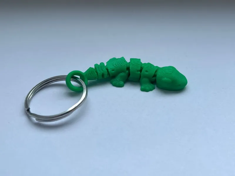 Fidget-Gecko Schlüsselanhänger 
